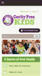 Mobile Screenshot of cavityfreekids.org